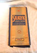 40s 50s Vintage SILKLYK National Blue Crepe Paper 10 FT Long x 20