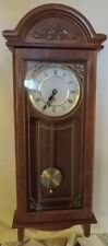 VINTAGE LINDEN WOODEN WALL CLOCK picture
