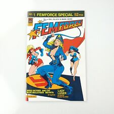 Femforce Special #1 VF/NM Miss Victory She-Cat Good Girl Art (1984 AC Comics) picture