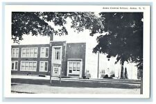 c1930's Alden Central School Building Street View New York NY Vintage Postcard picture