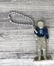 Vintage 1940s FOOTBALL PLAYER (Silver Colored) KEYCHAIN~RARE FIND picture