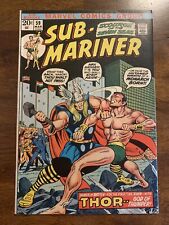 Sub-Mariner #59 1973 Sub-Mariner vs Thor Battle Key Issue Marvel picture