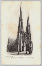 Postcard St. Patrick's Cathedral, New York Posted 1904 picture