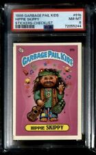 1986 Garbage Pail Kids Stickers - Checklist Hippie Skippy PSA 8 #91B picture