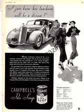 1934 Cadillac V-16 Town Car Original Campbell's ad  very  Rare  from Vanity Fair picture