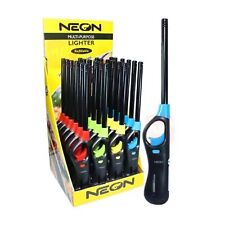Neon Multi-purpose Refillable Lighters Fireplace Grill Gas Stove BBQ (24 Packs) picture