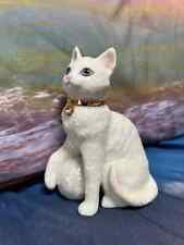 Vintage Lenox Cat with  gold collar on Cat Kitten w Ball Figurine picture