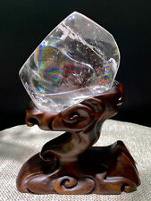 650g TOP Natural White Crystal Raw Stone Quartz Reiki Healing Gem gift Decor+S picture