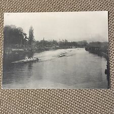 Vintage Crew Oxford Rowing UK Postcard Frith's Series RPPC Pictorial Card Large picture