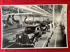 Large Vintage Car Picture. 1935 Ford Assembly line Picture. 12x18, B/W,  picture