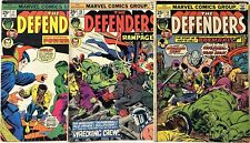 The Defenders #17 18 19 (Marvel 1974) First Wrecking Crew Nick Cage picture
