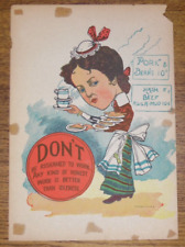Vintage Penny Dreadfuls Vinegar Valentine - Don't Be Ashamed Of Honest Work picture