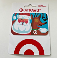 Target Merry Christmas Santa Clause Reindeer Gift Card NO $ Value Collectible picture