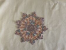 Small Handmade Tatted Lace Doily picture