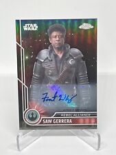2023 Topps Chrome Star Wars Saw Gerrera Forest Whitaker Autograph /10 Black picture