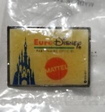 Vtg Promotional Euro Disney Pin from Mattel with Castle SEALED Pre 2002 picture