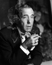 Humphrey Bogart pensive 8x10 photo smoking cigarette Sabrina picture