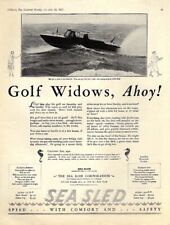Gold Widows, Ahoy Sea Sled Speedboat ad 1927 picture