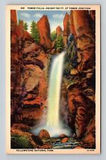 Yellowstone National Park, Tower Falls, Series #961 Vintage Souvenir Postcard picture