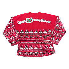 Disney Parks Walt Disney World Ugly Christmas Sweater Kids Spirit Jersey L READ picture