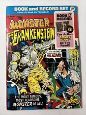 MONSTER OF FRANKENSTEIN BOOK & RECORD SET PR-14 MARVEL POWER RECORDS 45 RPM picture