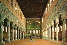 Postcard Basilica of S. Apollinaris Classis VI Century Interior Basilica Ravenna picture