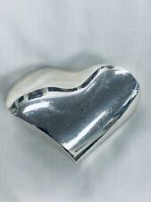 Christofle Silver Puffy Heart Paperweight  picture