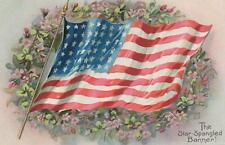 Patriotic Postcard The Star Spangled Banner American Flag 1900s  picture