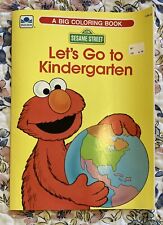 *VINTAGE* Sesame Street Coloring Book (1990) Elmo - Golden *NEW* Never Used picture