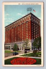 Detroit MI-Michigan, Hotel Statler, Advertising, Antique Vintage c1936 Postcard picture