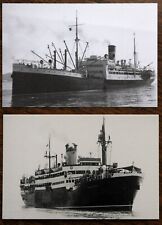Portuguese  passenger ships LIMA and CARVALHO ARAUJO set of 2 postcards picture