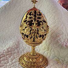 A KING IS BORN COLLECTOR EGG HOUSE OF FABERGE LIMITED EDITION FRANKLIN MINT. picture