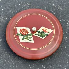 Vintage MCM Lacquerware Red Sushi Divided Removable Serving Dish Tray Japan picture