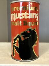 MUSTANG MALT LIQUOR STRAIGHT STEEL PULL TAB BEER CAN #95-30 PITTSBURGH PA. picture