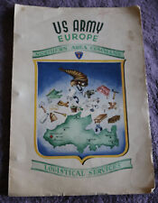 Rare U.S. Army: Europe Northern Army Command Logistical Services Booklet 1956  picture