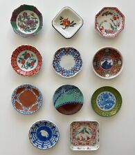 Franklin Porcelain Japanese Fine Porcelain Miniature Plates - set of 11 - 1982 picture