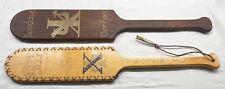 Lot 2 1960s Psi Chi Fraternity Paddle Middlebury College picture