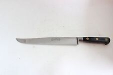 Shiny Vintage 2 Lions Sabatier Stainless Steel 7.75 inch Yatagan Slicing Knife picture