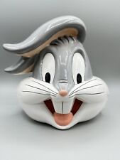 Vintage 1993 Warner Bros Looney Tunes Bug Bunny Head Shaped Bowl Brush Vase picture
