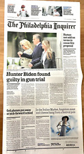 Philadelphia Inquirer Newspaper JUNE 12 2024 Hunter Biden Guilty in Gun Trial picture
