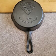 RARE - Wagner Ware Sidney -0- Pie Logo #4 Cast Iron Skillet p/n 1054 picture