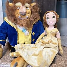 Disney Beauty & the Beast  Plush Dolls Set of 2 Belle and Beast 23