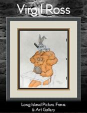 Virgil Ross Original Signed Model Sheet Drawing Gossamer Bugs Bunny Custom Frame picture