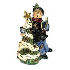 Blue Sky Clayworks Christmas Collection Boy Caroler By Heather Goldminc 2001 picture