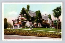 Pasadena CA-California, Busch House, Antique Vintage Souvenir Postcard picture