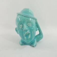 BING CROSBY Pipe Handle Character Mug by Squire Ceramics of California Turquoise picture