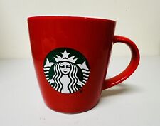 Starbucks 2021 Red Classic Mermaid Green Logo Ceramic Coffee Cup/Mug 12 oz. picture