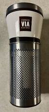Starbucks VIA Ready Brew Ceramic Stainless Steel Discontinued Design EUC picture