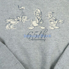 Vintage Disney Gallery Donald Duck 65th Anniversary Sweatshirt XL Gray Crewneck picture