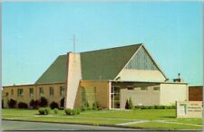 Fargo, North Dakota Postcard BETHEL EVANGELICAL FREE CHURCH Schedule on Back picture